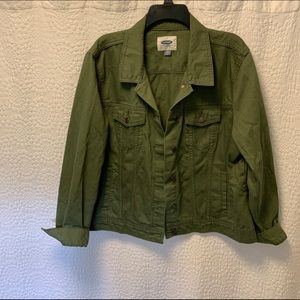 OLD NAVY Green Jean Jacket